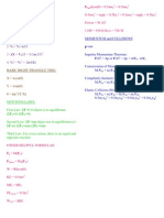 Physics Formulas