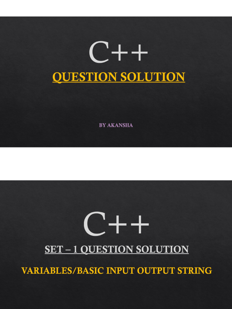 C - 1 | PDF