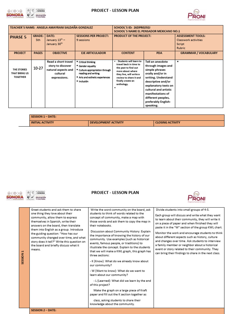 5th Grade Community Anthology Project | PDF | Peer Review | Communication