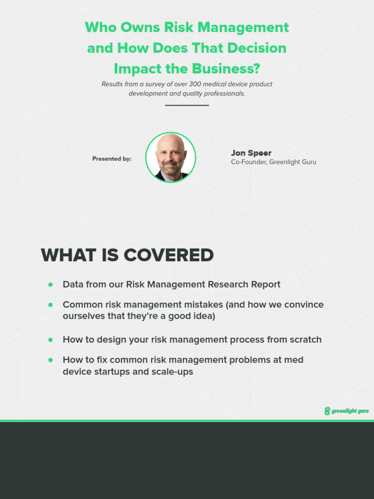 Who Owns Risk Management and How Does It Impact The Business ...