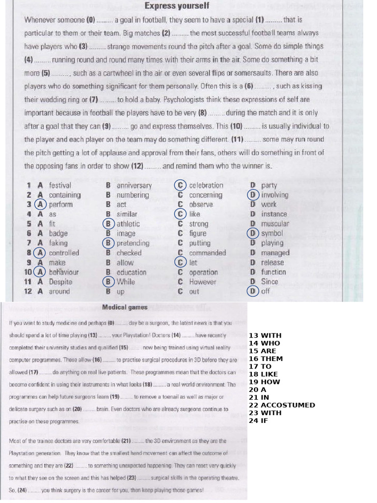 Test ANSWER | PDF