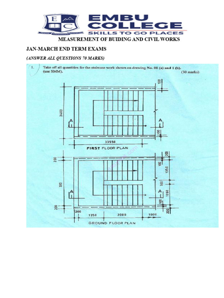 Measurement Bulding and Civil Works (5copies) | PDF