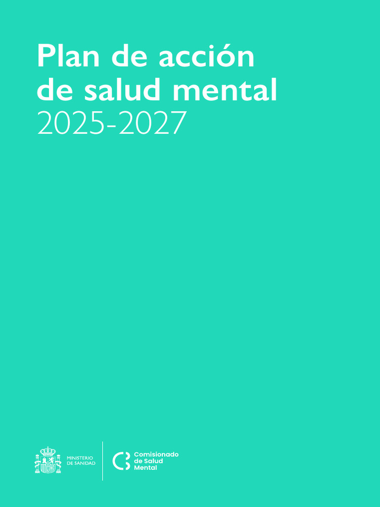 Plan de Acción Salud Mental 2025-2027 | PDF | Salud mental | Cuidado de ...