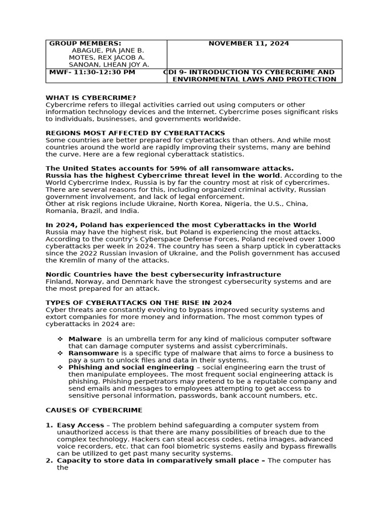 R.A. 10175 Cybercrime Prevention Act of 2012 | PDF | Cybercrime | Crimes