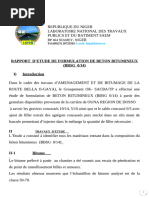 Formulation du Béton Bitumineux BBSG 0/10 | PDF | Béton | Grave (granulat)