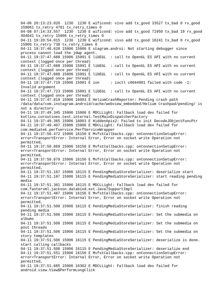 Log | PDF | Computing | Operating System Technology