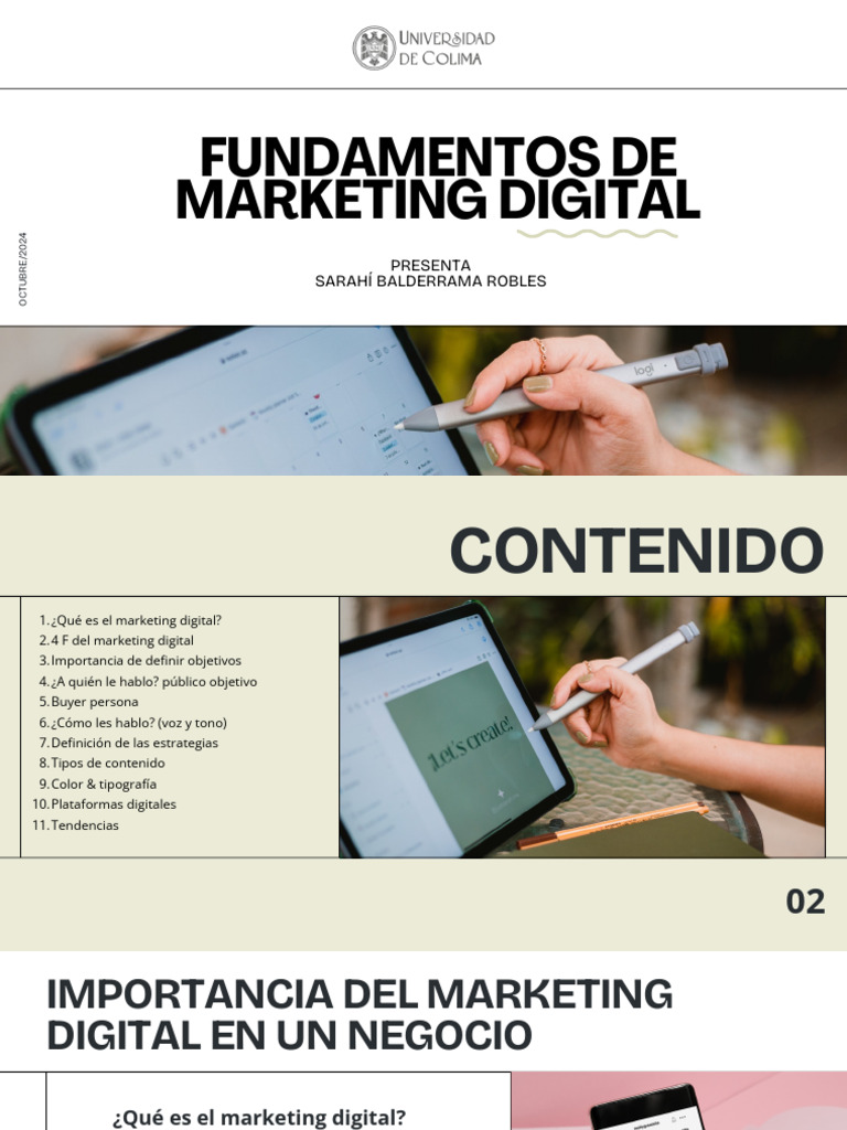 Fundamentos del Marketing Digital 2024 | PDF | Publicidad digital ...