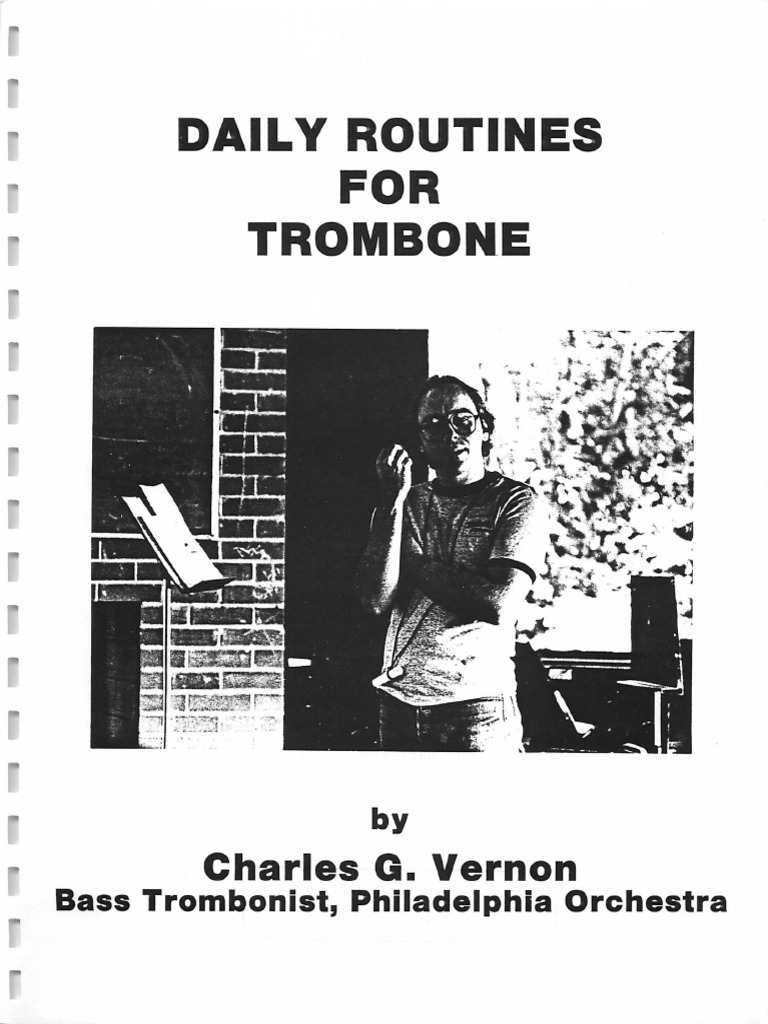 Vernon-Daily Routines For Trombone | PDF