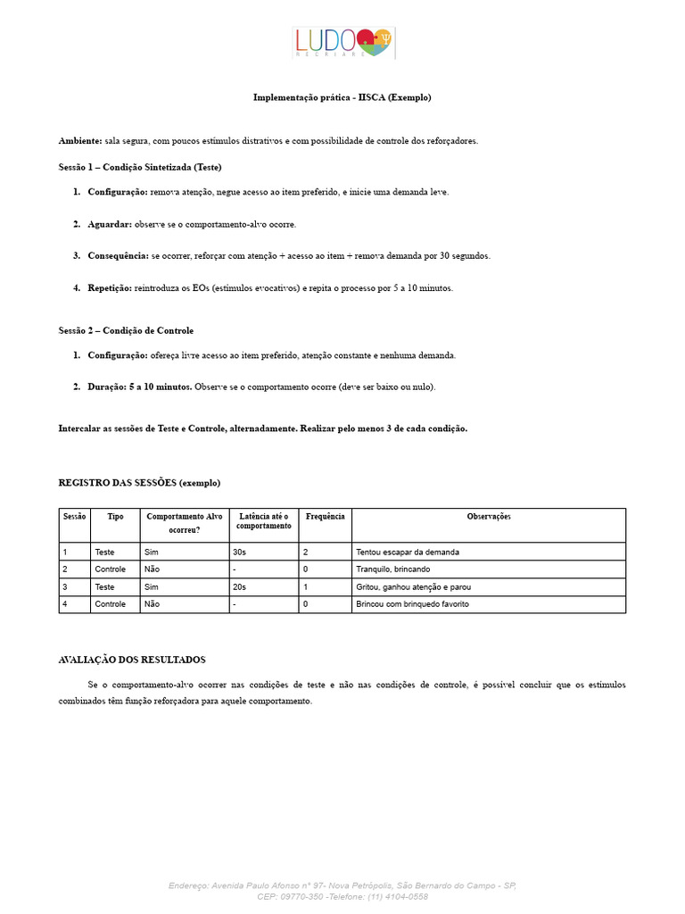 Implementação do IISCA: Passo a Passo | PDF