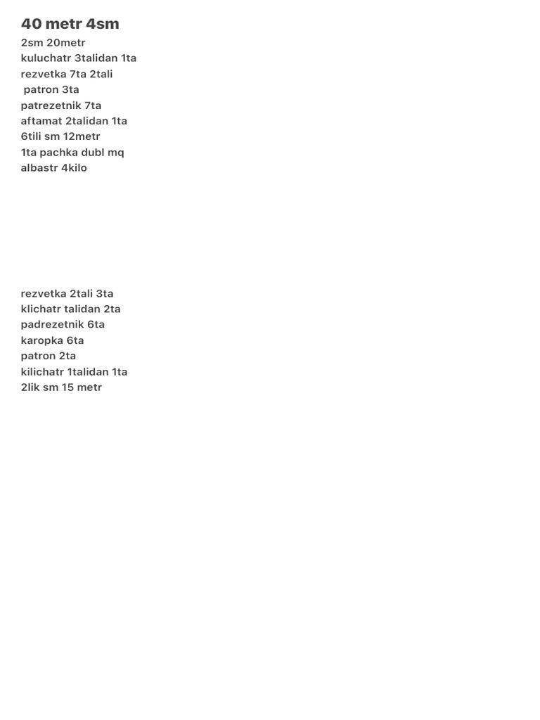 40 Metr 4sm | PDF