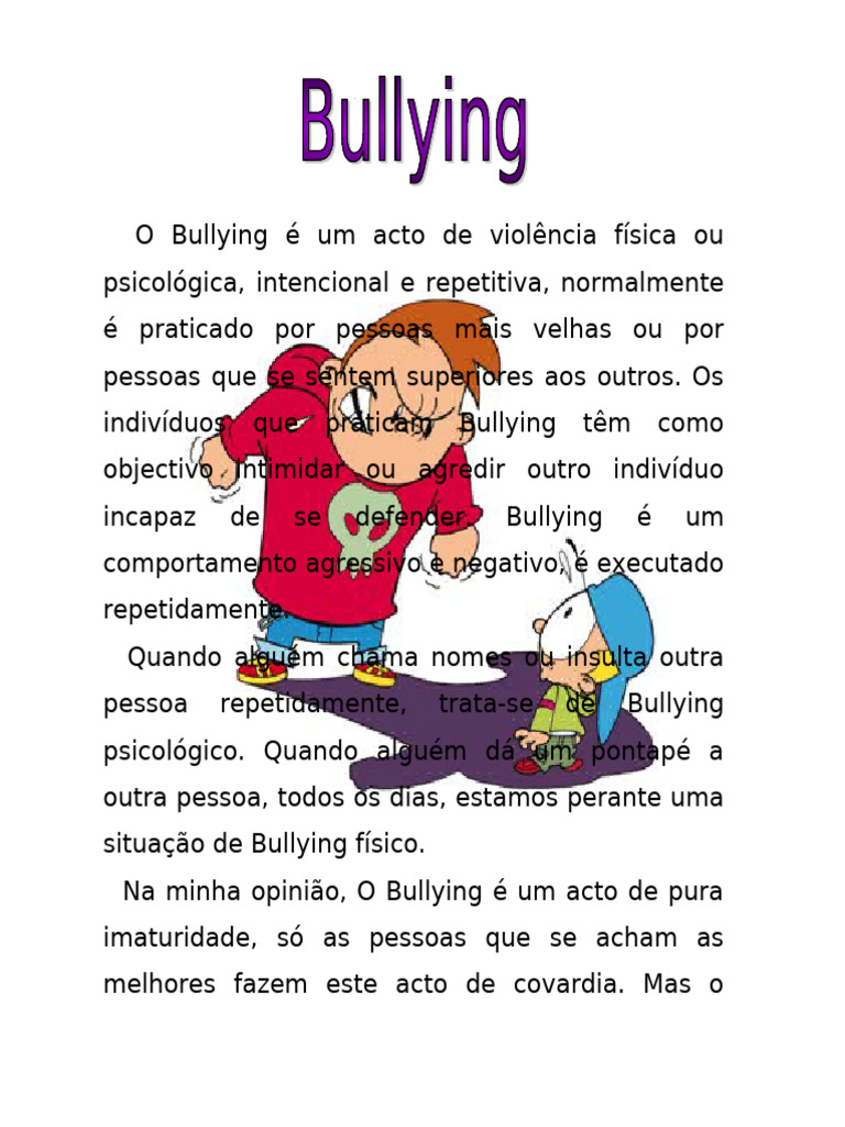 Texto Bullying | PDF