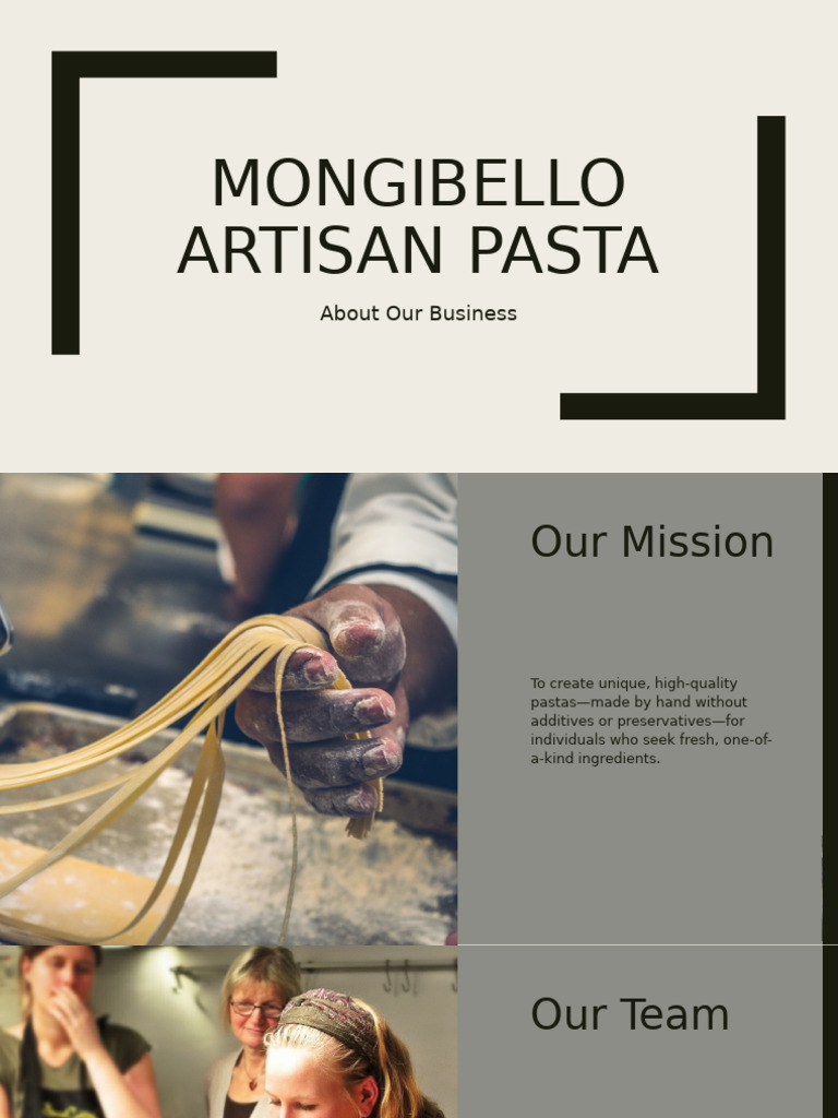Artisan Pasta by Mongibello | PDF