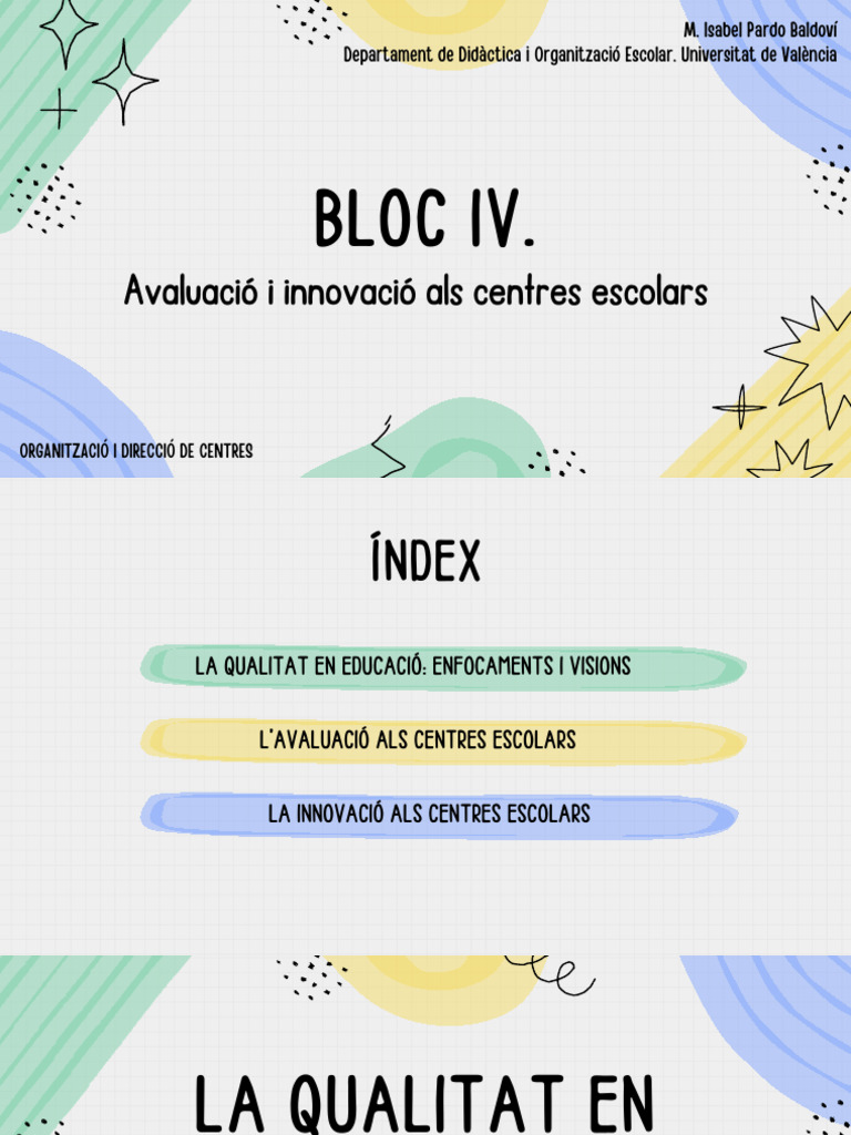 BLOC 4_Presentación definitiva | PDF