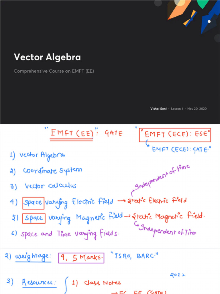 Vector Algebra With Anno 1634701663924 | PDF