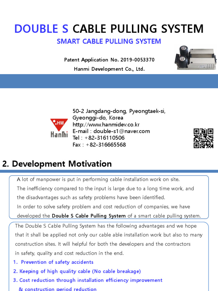 Double S Cable Pulling System Overview | PDF | Power Inverter | Equipment