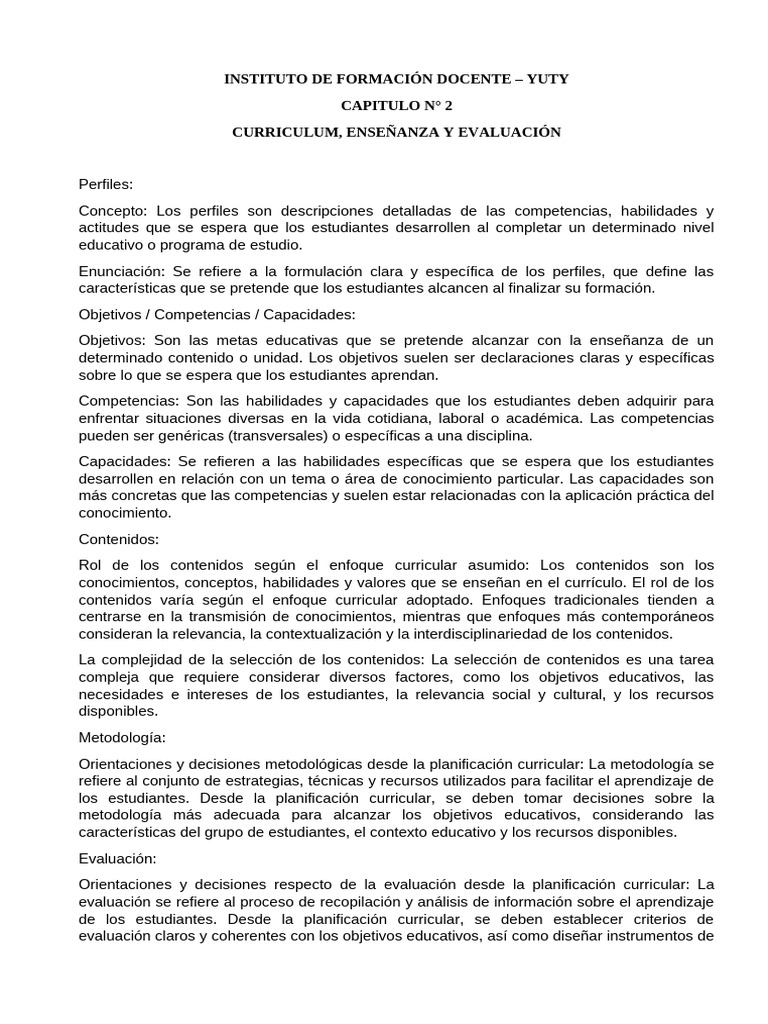 Curriculum y Evaluación en Educación | PDF | Plan de estudios | Enseñando