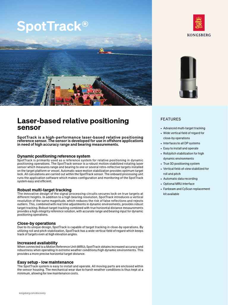 Datasheet SpotTrack | PDF | Equipment