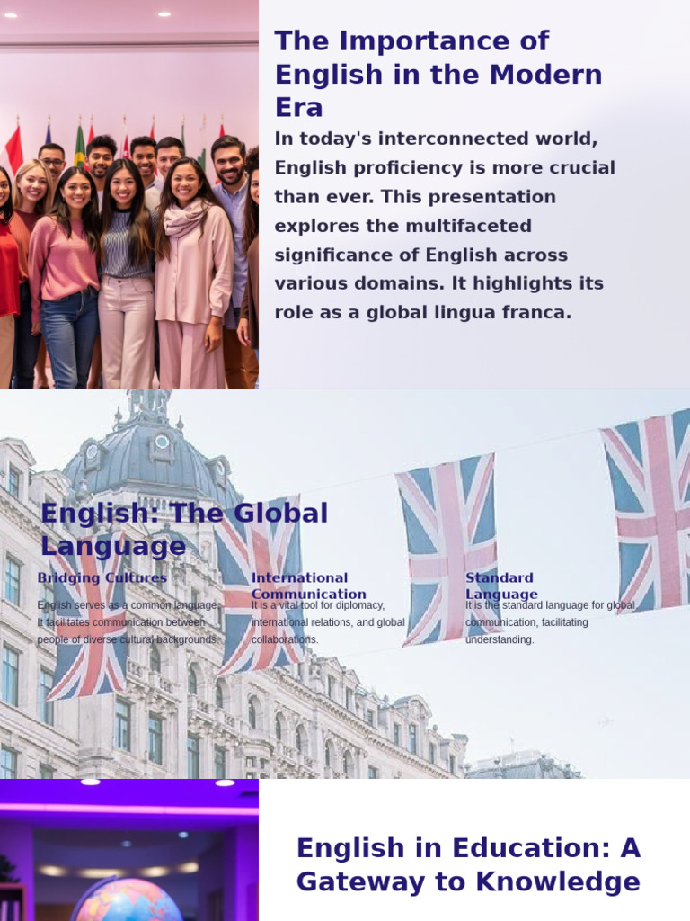 The Global Importance of English Today | PDF | English Language ...