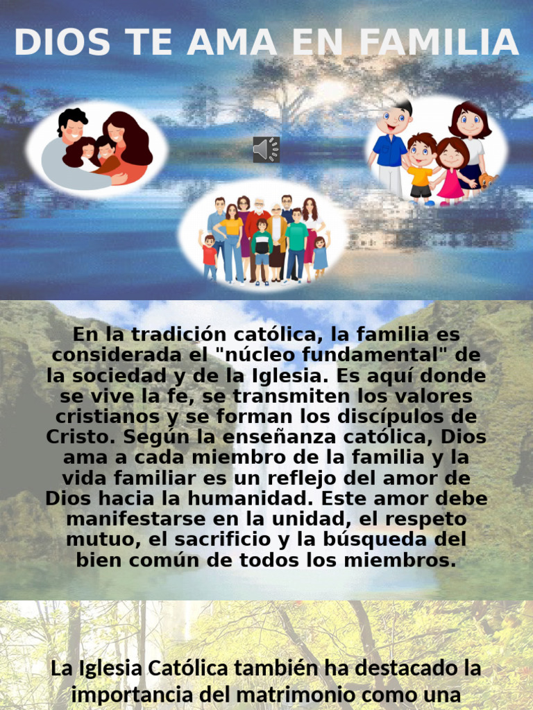 Amor de Dios en la familia cristiana | PDF | Familia | Amor