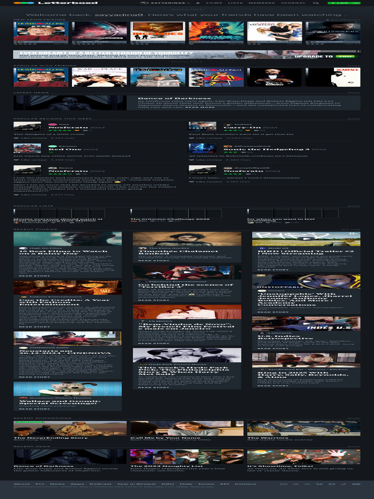 LETTERBOXD SOCIAL FILM DISCOVERY intelligence overview
