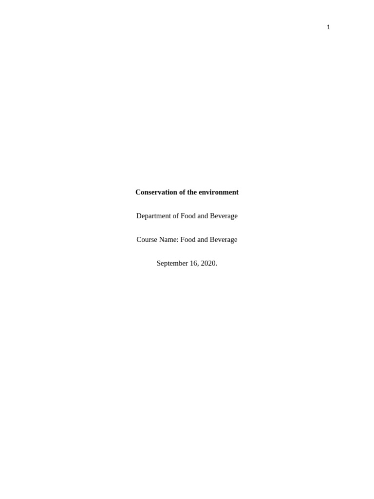 Conservation of Environment | PDF | Recycling | Waste