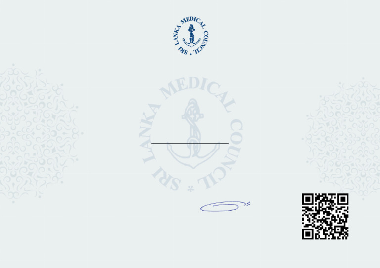 Sri Lanka Medical Council Registration Renewal | PDF