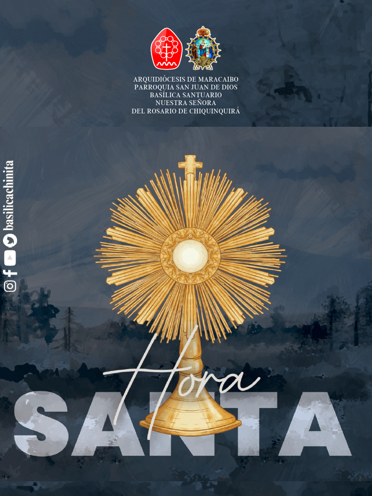 Esquema de Hora Santa 2025 | PDF | eucaristía | Adoración Cristiana Y ...
