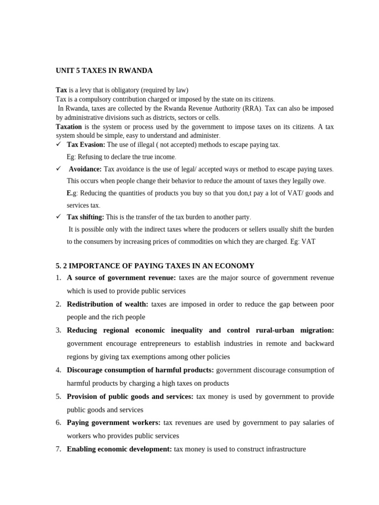 Understanding Taxes in Rwanda | PDF | Taxes | Value Added Tax