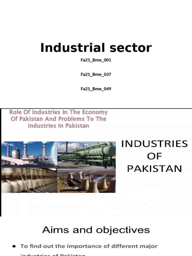 Industrial Sector | PDF