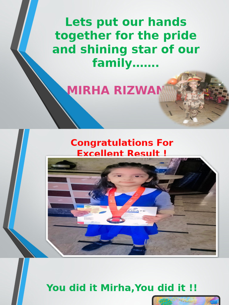 Congratulations Mirha Rizwan! | PDF