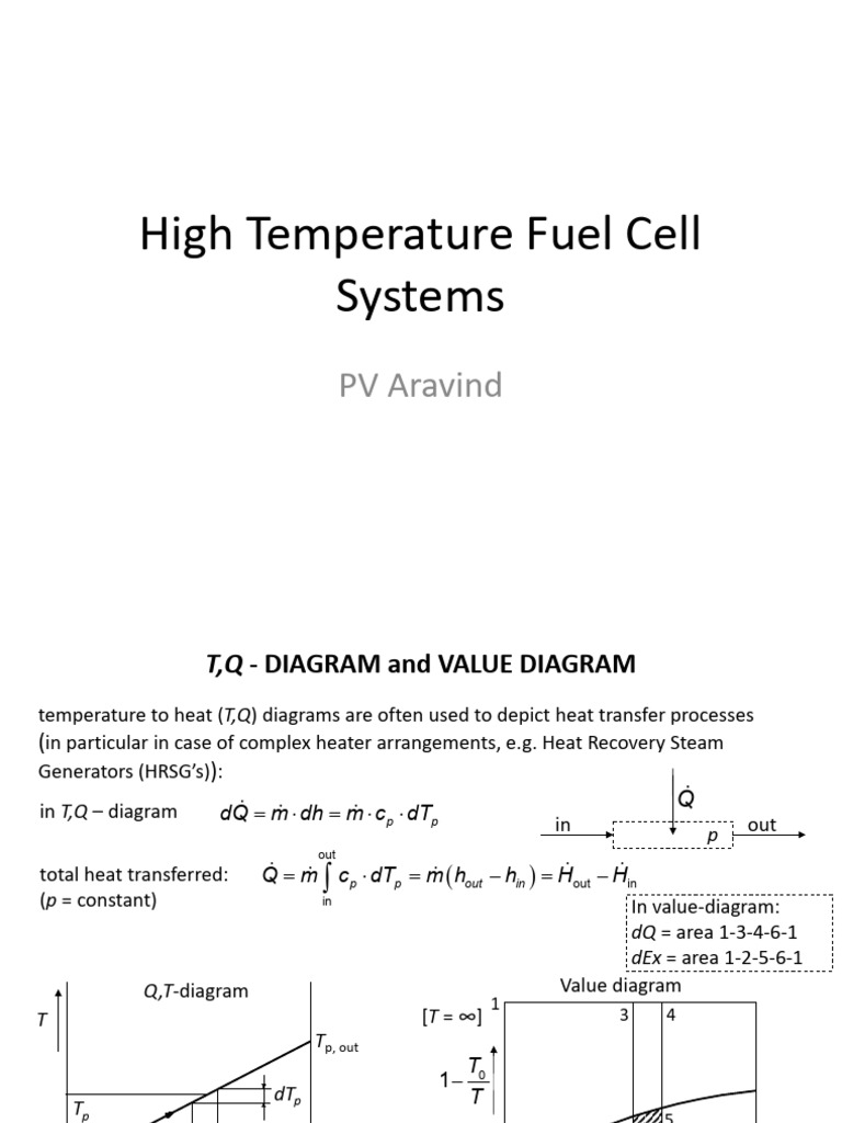 High Temperature Fuel Cell Systems Analysis | PDF | Water Heating ...