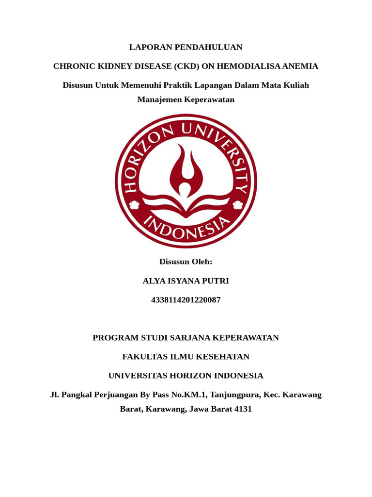 Laporan Pendahulua1 | PDF