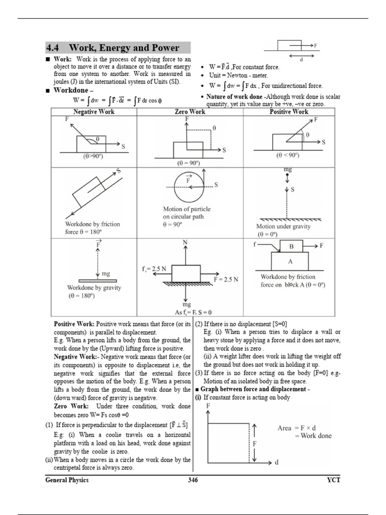 Work, Energy, and Power in Physics | PDF | Collision | Force