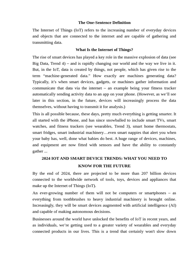 2024 IoT Trends and Innovations Guide | PDF | Internet Of Things ...