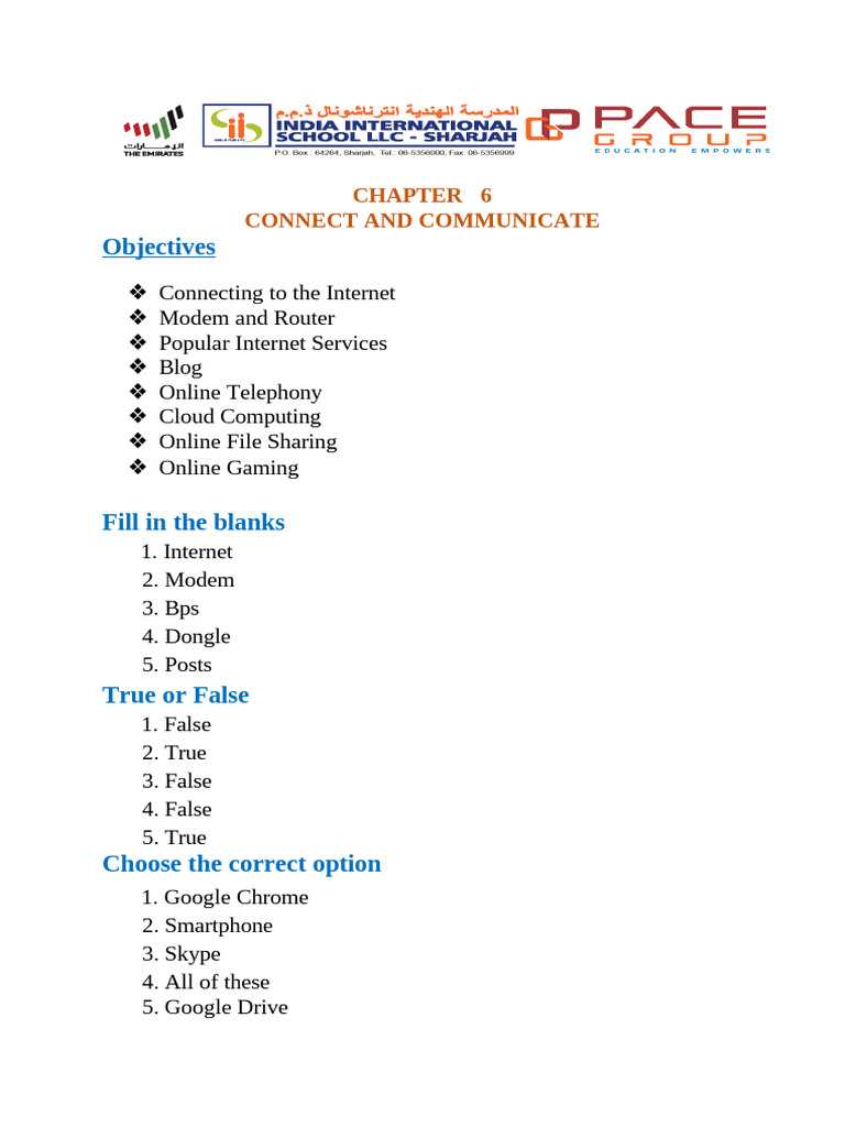 Chapter 6 Notes - GR 6 | PDF