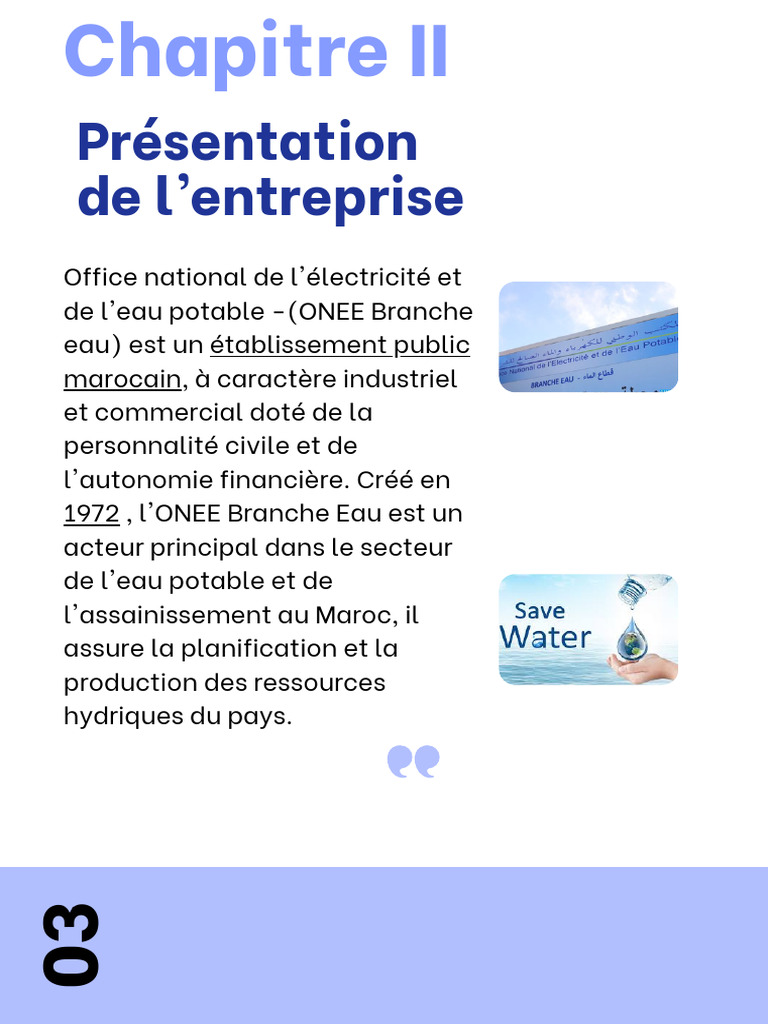Document Rapport de Stage Moderne Bleu | PDF