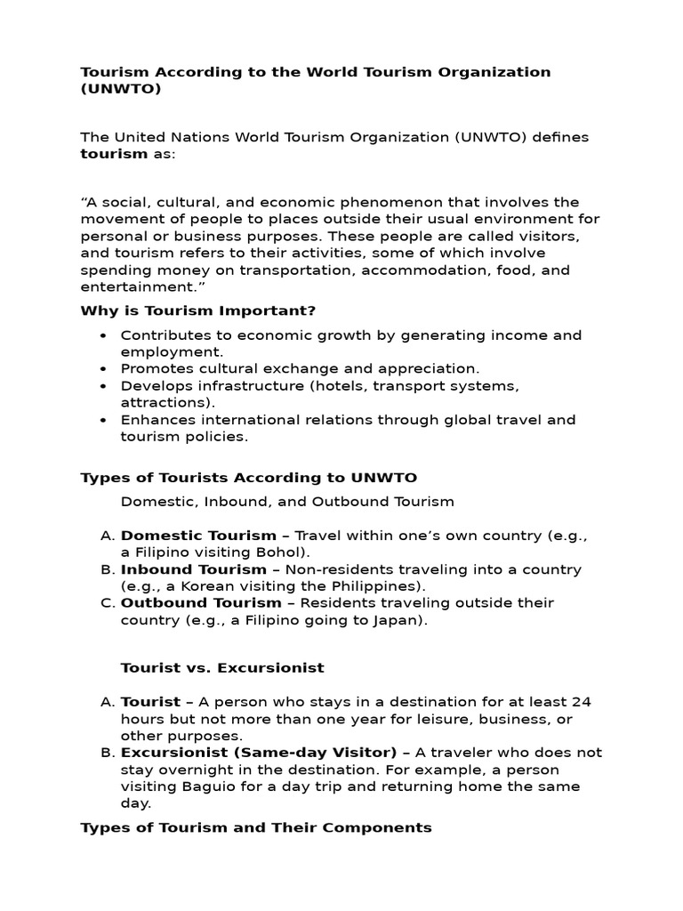 Understanding Global Tourism Dynamics | PDF | Tourism | International ...