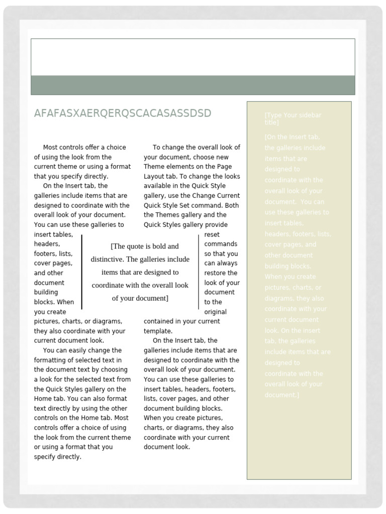 Document Formatting and Themes Guide | PDF | Page Layout | Computing