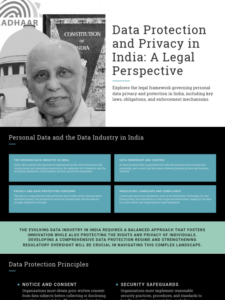 Data Protection Laws in India | PDF | Computer Security | Security