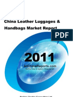 China Leather Luggages Handbags Market Report