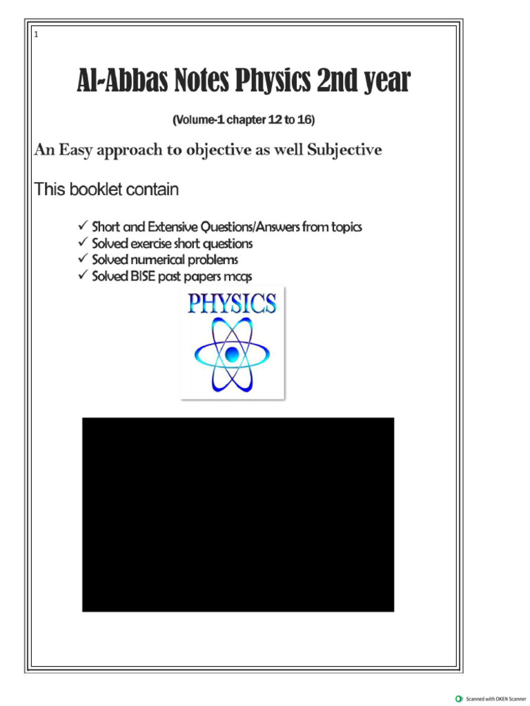 12th Physics Complete Notes | PDF