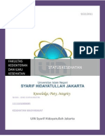 Status Kesehatan (Tugas PKM)