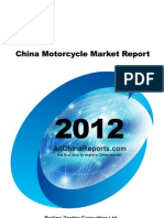 China Motorcycle Market Report