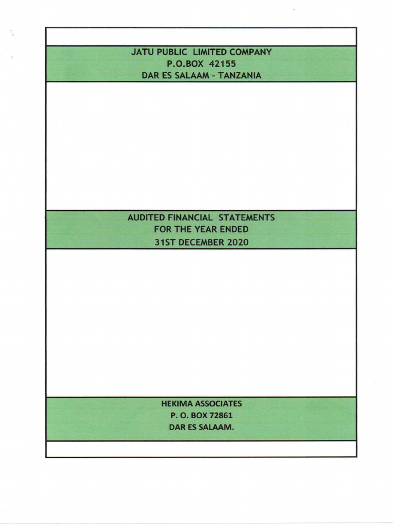 Jatu Fiancial Report | PDF