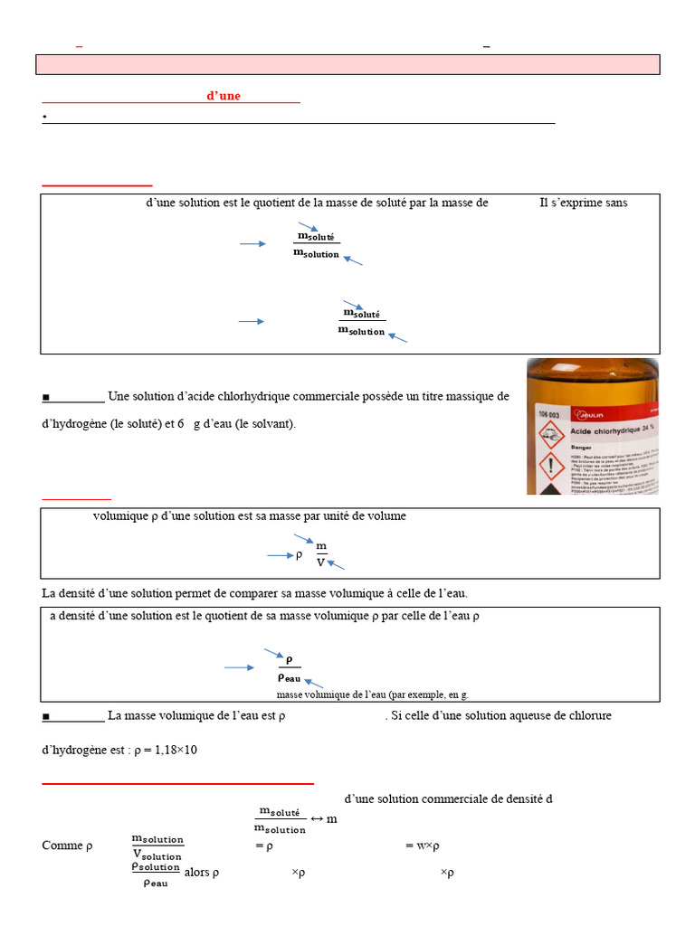 Analyse des solutions chimiques en TP | PDF | Titrage | Chimie
