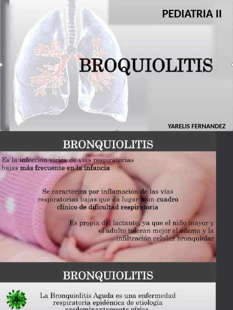 Bronquiolitis PDF Drogas Neumolog a