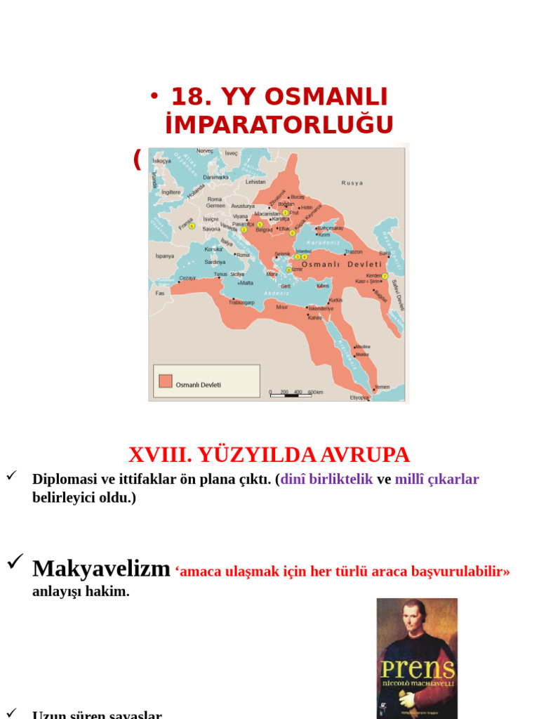 Xviii. Geri̇leme Dön. Osmanli İmparatorluğu | PDF
