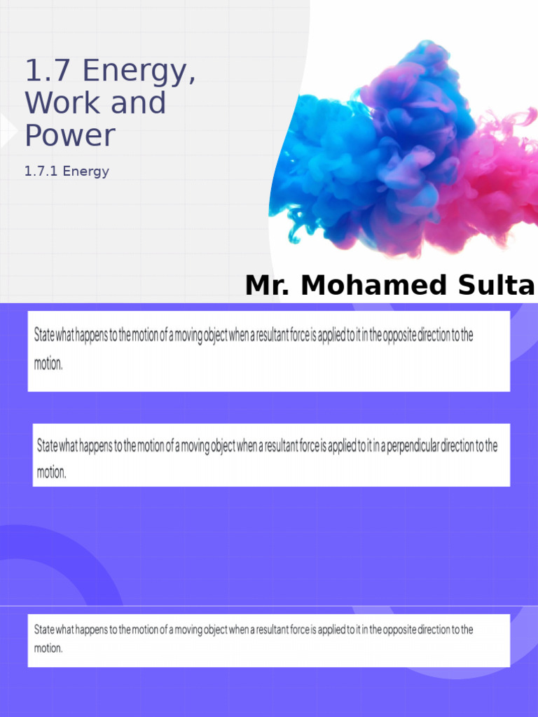 1 7+Energy+PPT+-LP+ (MSU) | PDF | Potential Energy | Kinetic Energy