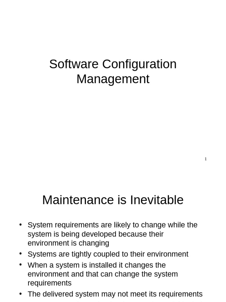 Class 3a Scm | PDF | Software | Systems Engineering