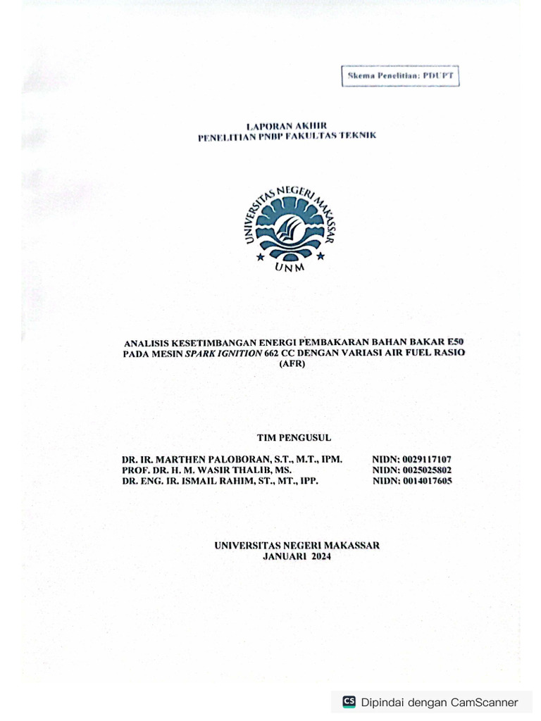 Laporan Penelitian 2024 | PDF